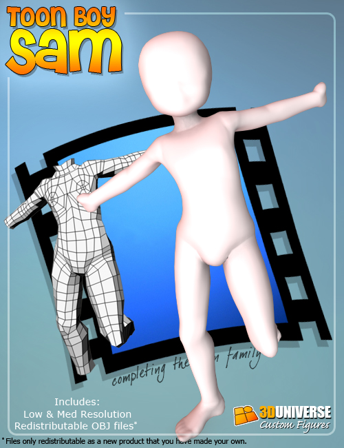 Sam Developer Pack by: 3D Universe, 3D Models by Daz 3D