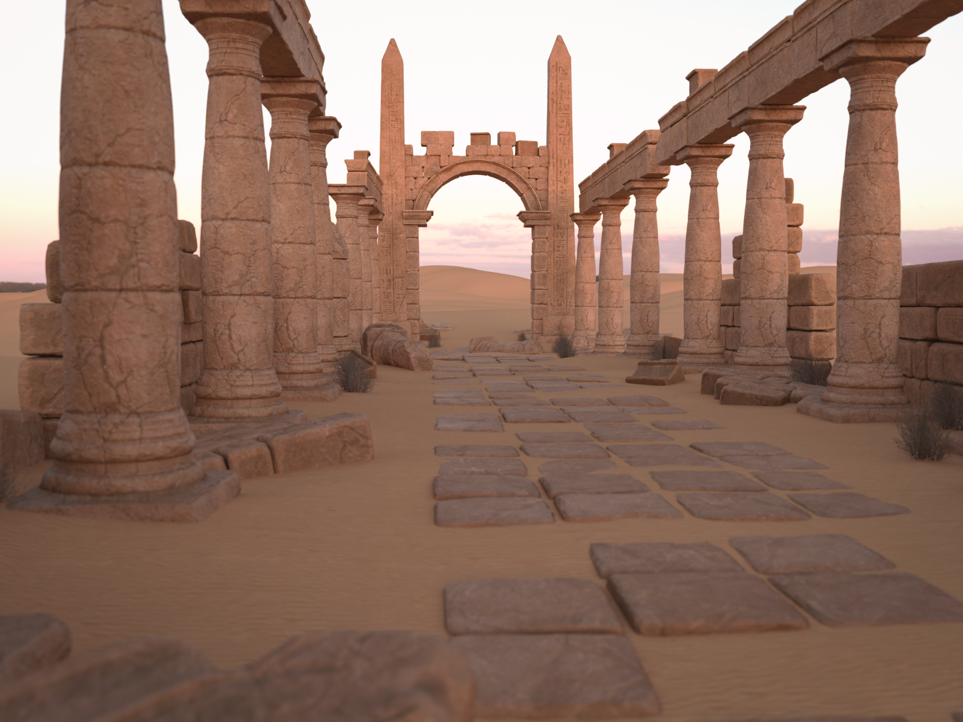 Desert Ruin by: 3dLab, 3D Models by Daz 3D