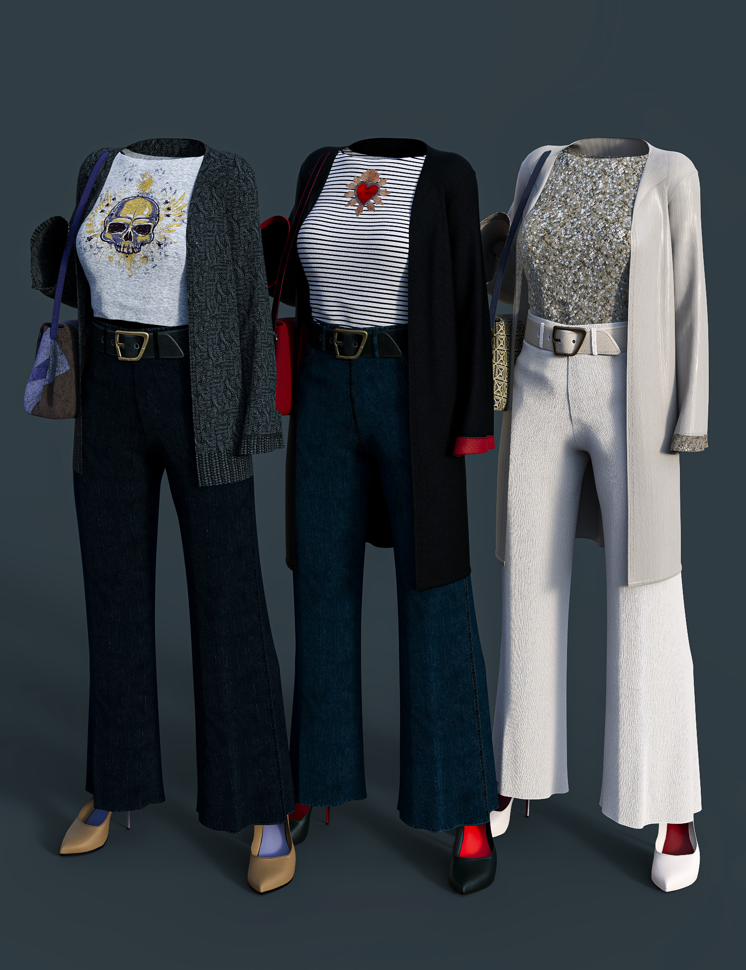 dForce Iconic Style Outfit Textures dForce Iconic Style Outfit Textures by: Anna BenjaminShox-Design, 3D Models by Daz 3D