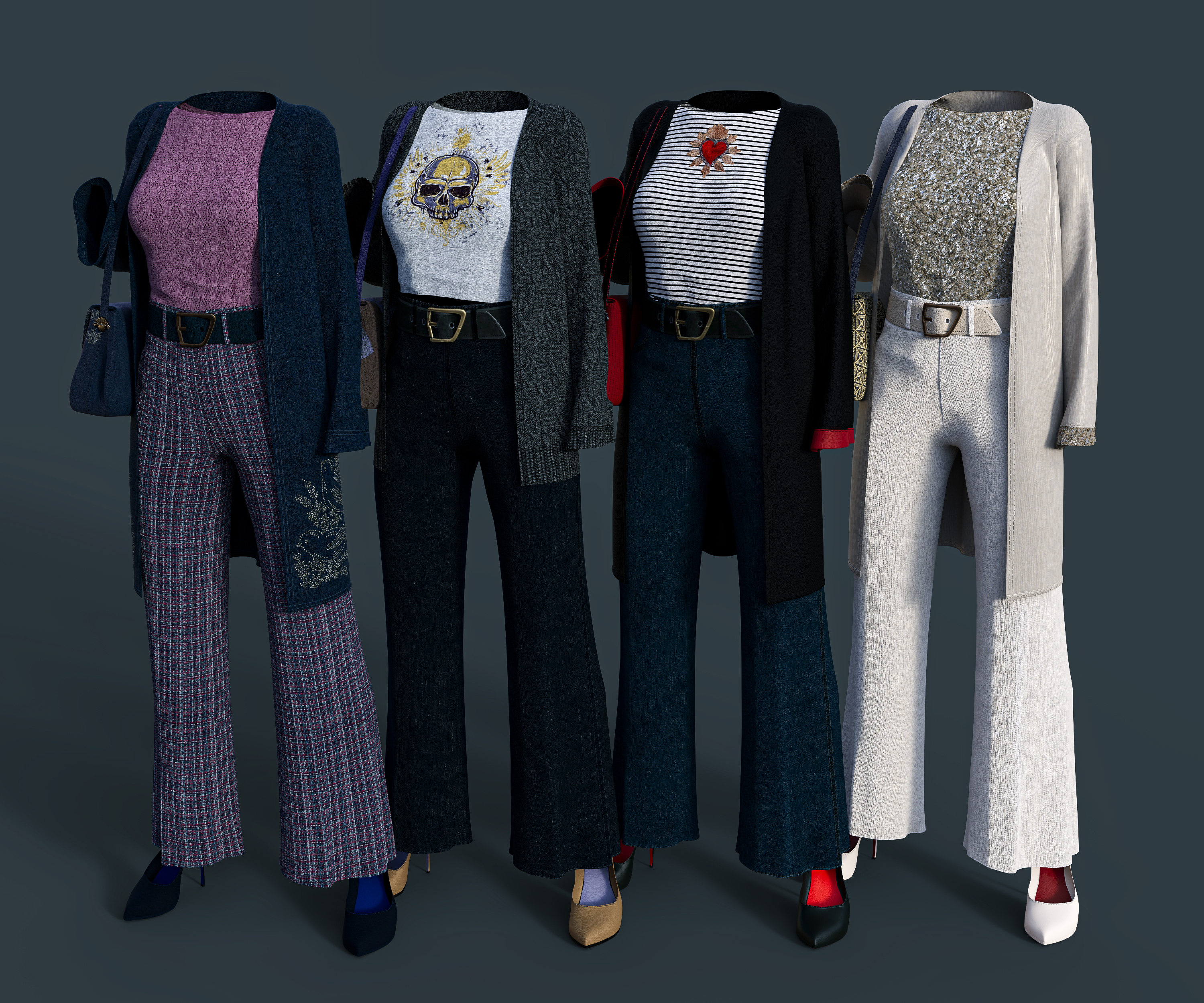 dForce Iconic Style Outfit Textures dForce Iconic Style Outfit Textures by: Anna BenjaminShox-Design, 3D Models by Daz 3D
