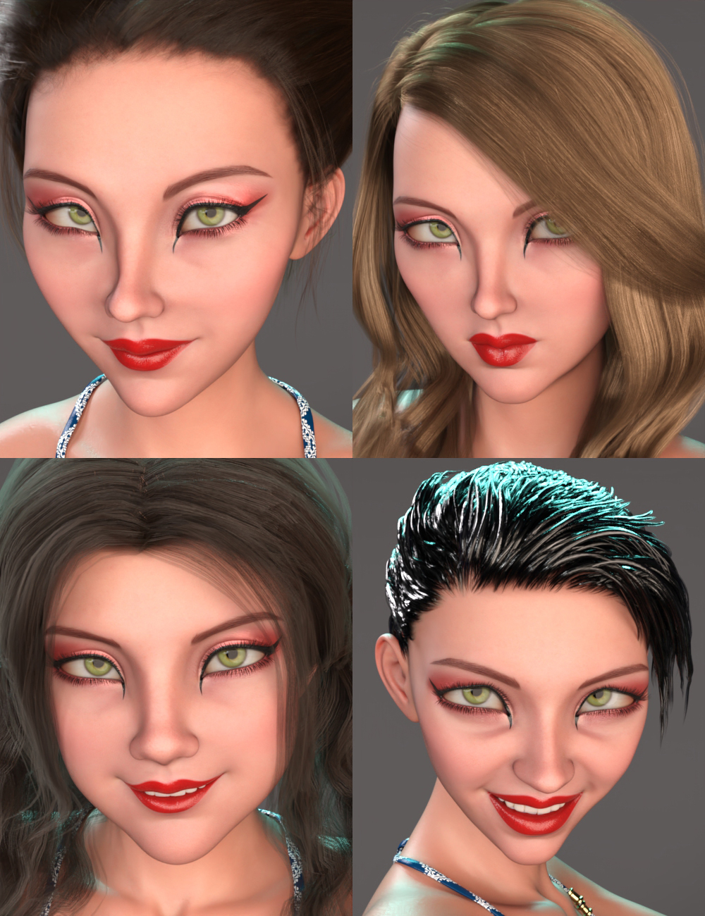 Alternative Shapes for Kiko 8.1 by: AliveSheCried, 3D Models by Daz 3D