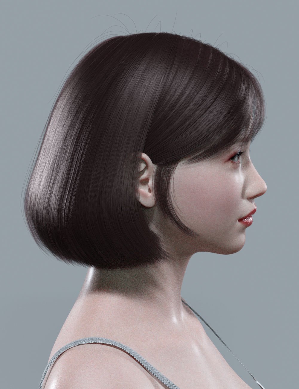 HY Bob Hair for Genesis 8 and 8.1 Females by: HerYun, 3D Models by Daz 3D