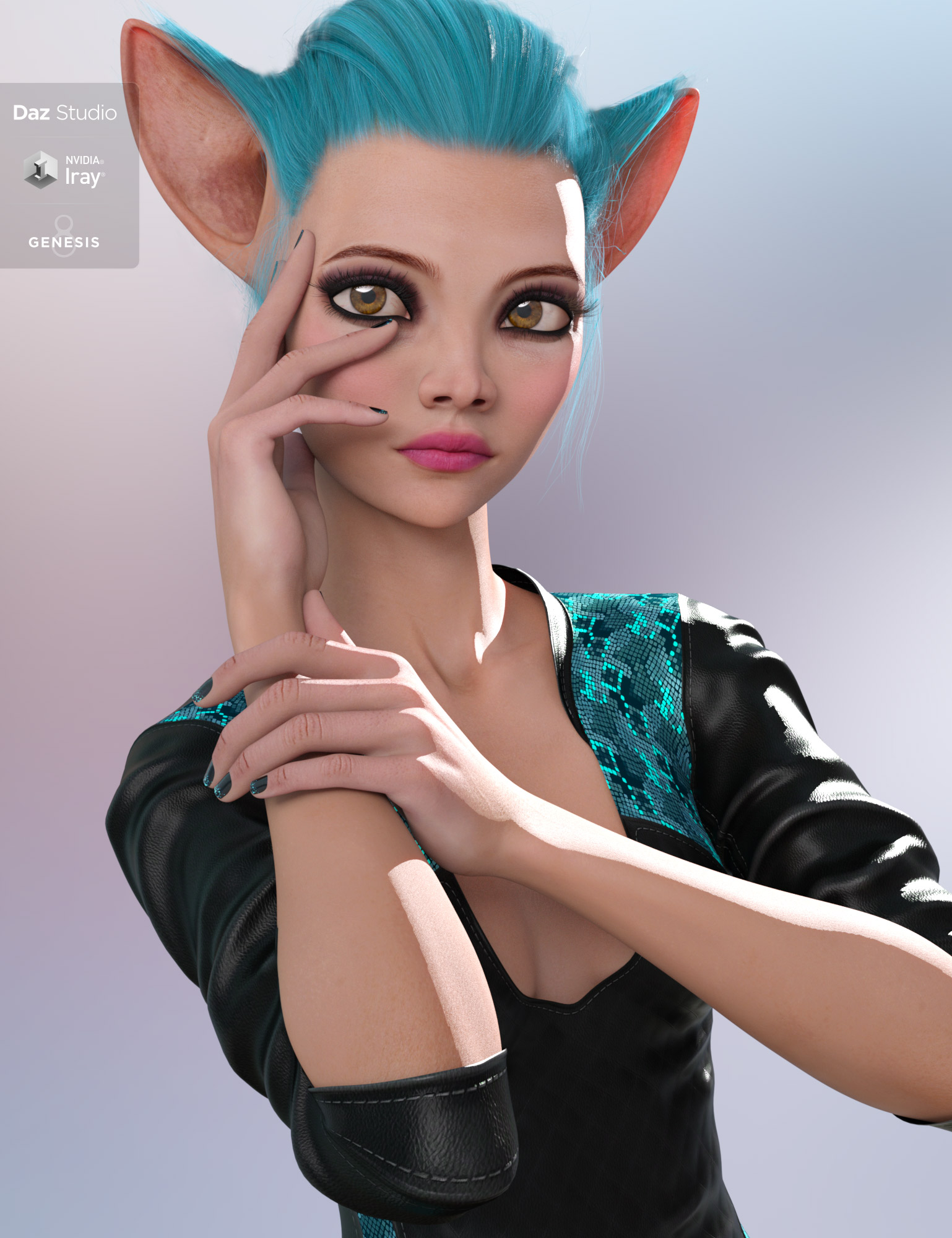 Caryssa HD for Kiko 8.1 by: Eichhorn Art, 3D Models by Daz 3D