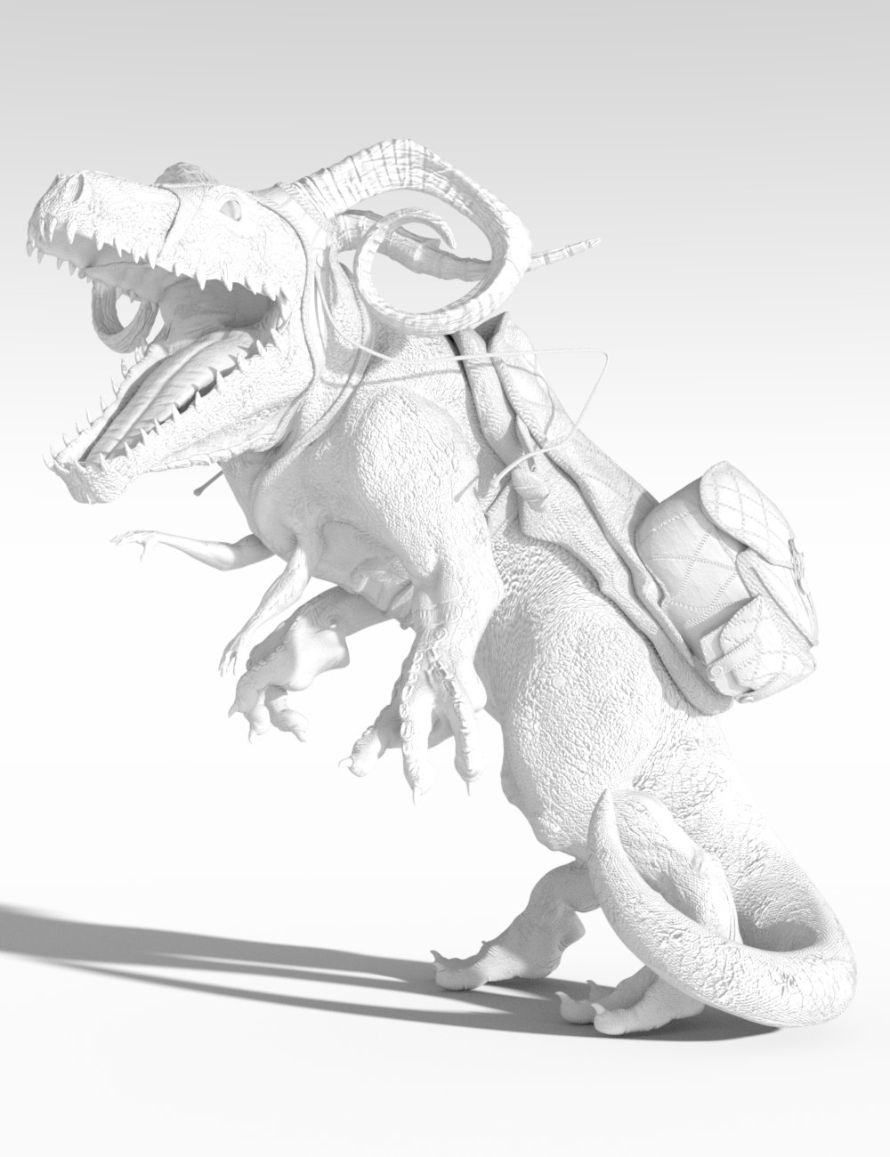 Skalarog Original Creature with Saddlery and Poses Skalarog Original Creature with Saddlery and Poses by: Sixus1 Media, 3D Models by Daz 3D