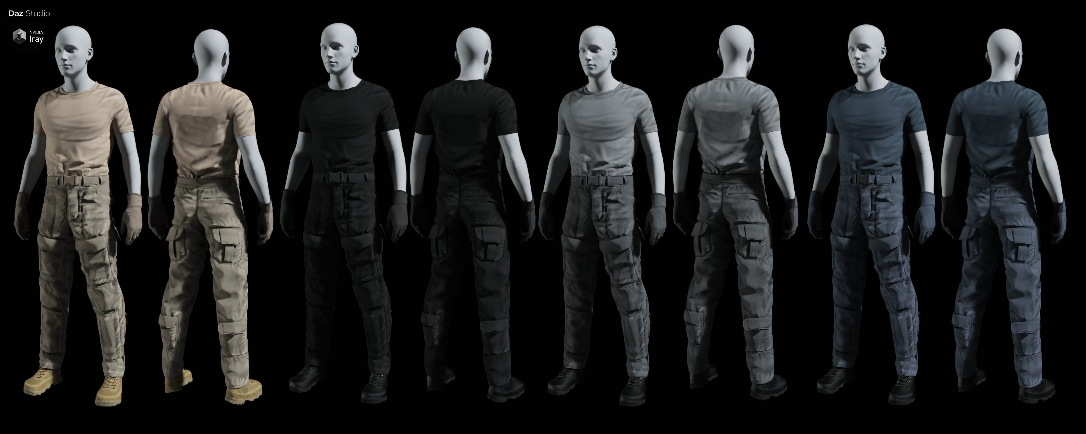 MI Tactical Outfit for Genesis 8 and 8.1 Males by: mal3Imagery, 3D Models by Daz 3D