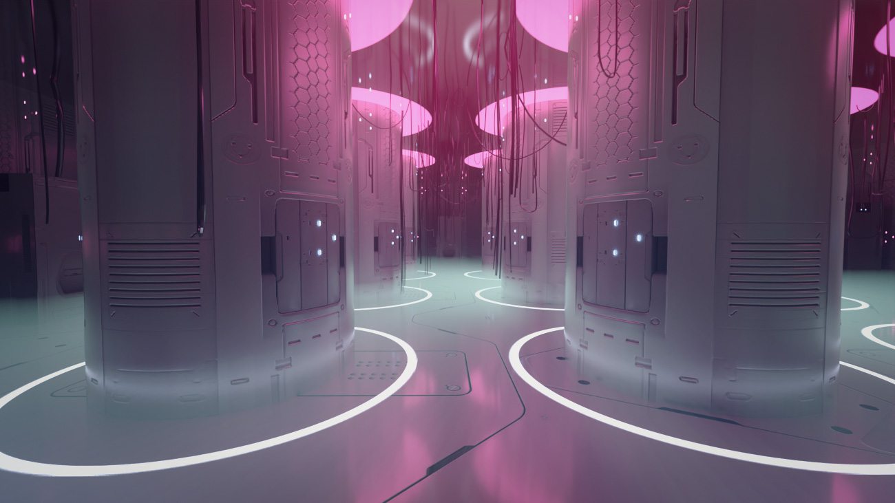 Cyberpunk Hall by: Dreamlight, 3D Models by Daz 3D