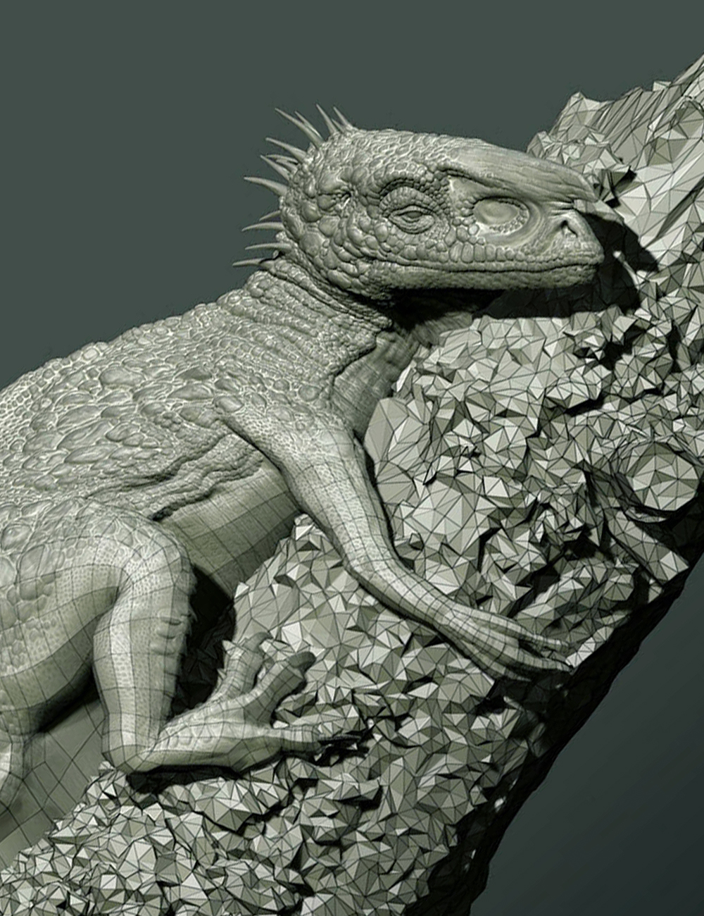 Modeling and Sculpting a Dinosaur by: FlippedNormals, 3D Models by Daz 3D