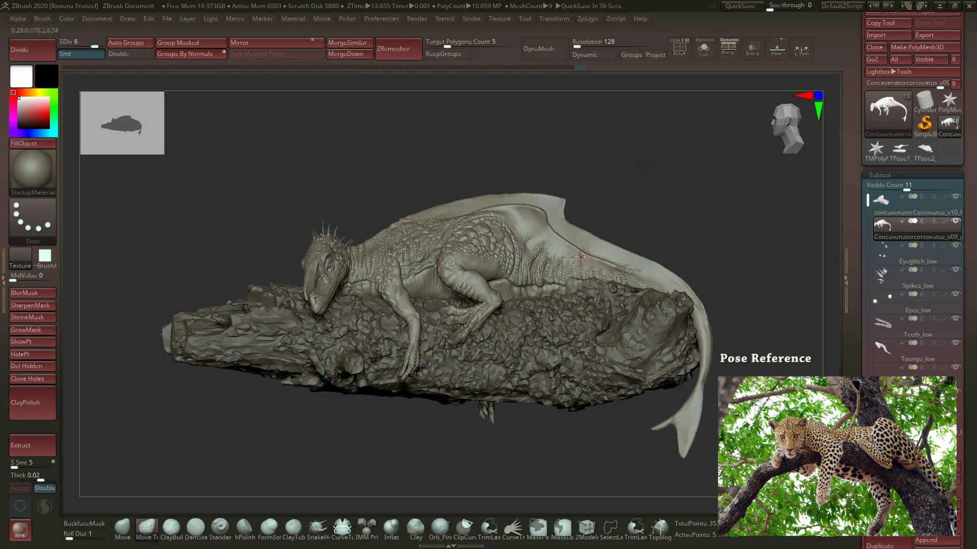 Modeling and Sculpting a Dinosaur Modeling and Sculpting a Dinosaur by: FlippedNormals, 3D Models by Daz 3D