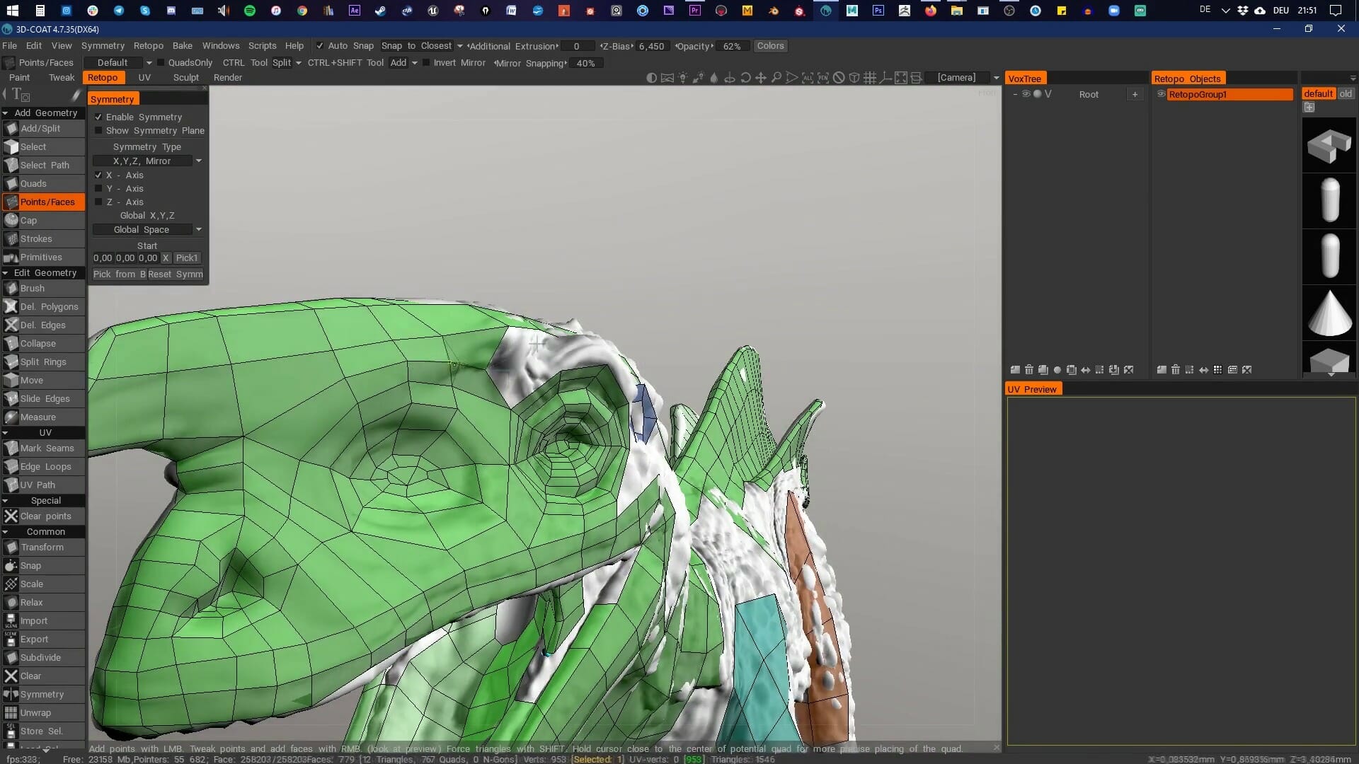 Modeling and Sculpting a Dinosaur by: FlippedNormals, 3D Models by Daz 3D