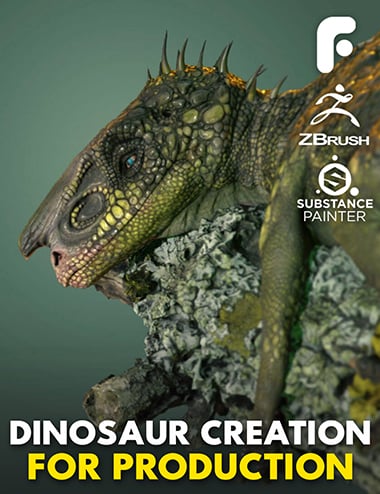 Modeling and Texturing a Dinosaur for Production Complete Edition Modeling and Texturing a Dinosaur for Production Complete Edition by: FlippedNormals, 3D Models by Daz 3D