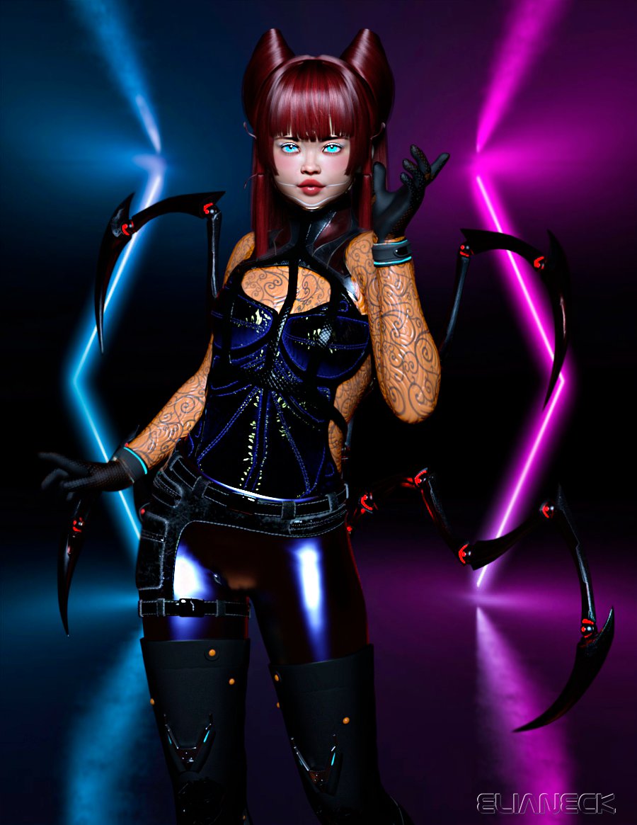 Baboo for Genesis 8 and Genesis 8.1 Female Baboo for Genesis 8 and Genesis 8.1 Female by: Elianeck, 3D Models by Daz 3D