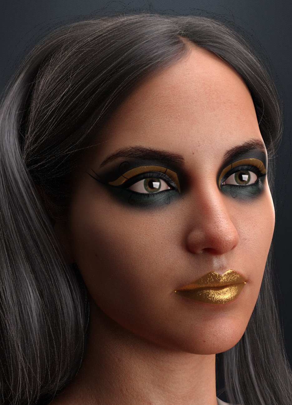 Makeup Festival For Genesis 8 and 8.1 by: 3dLab, 3D Models by Daz 3D