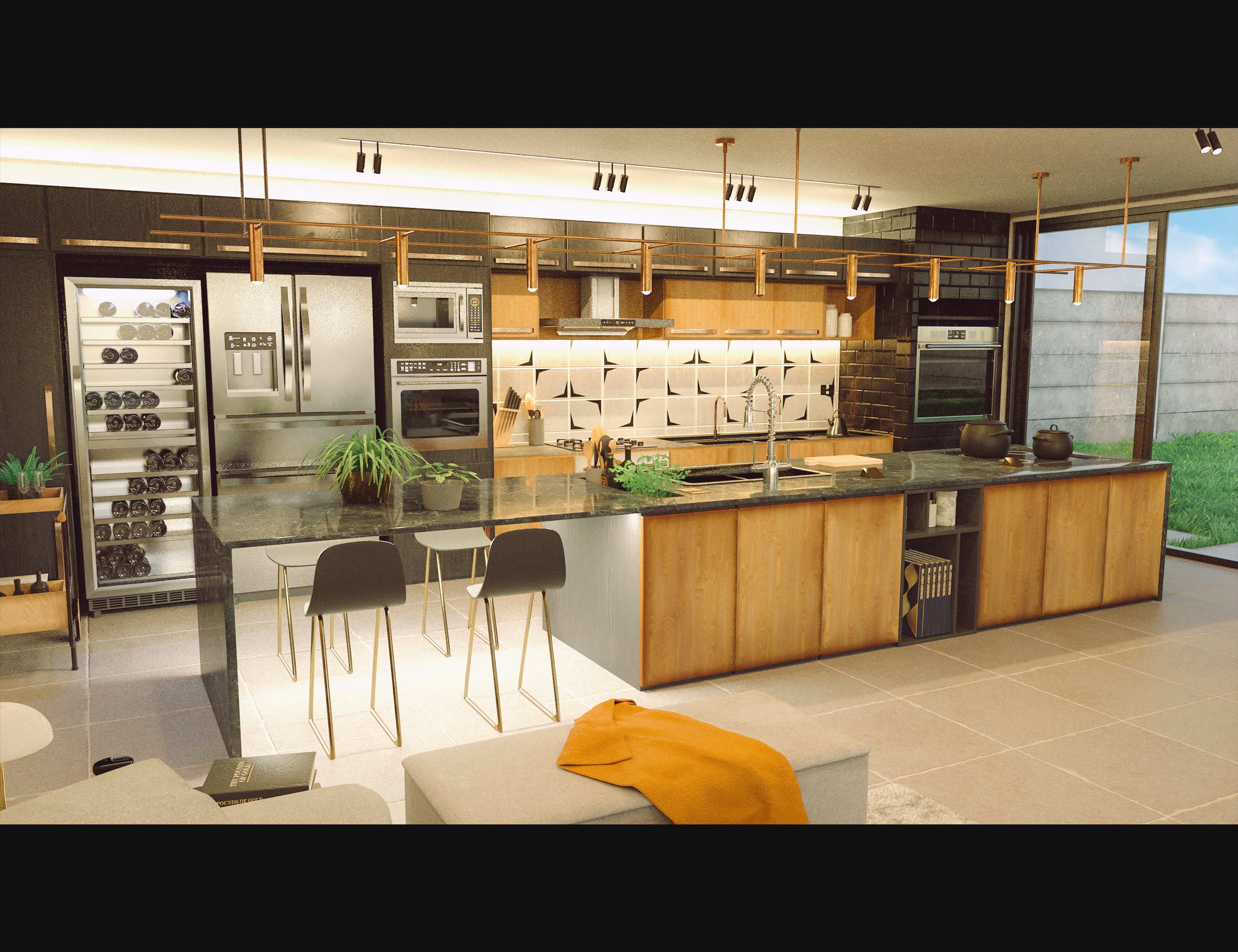 Cecilia House Kitchen Props Daz 3D