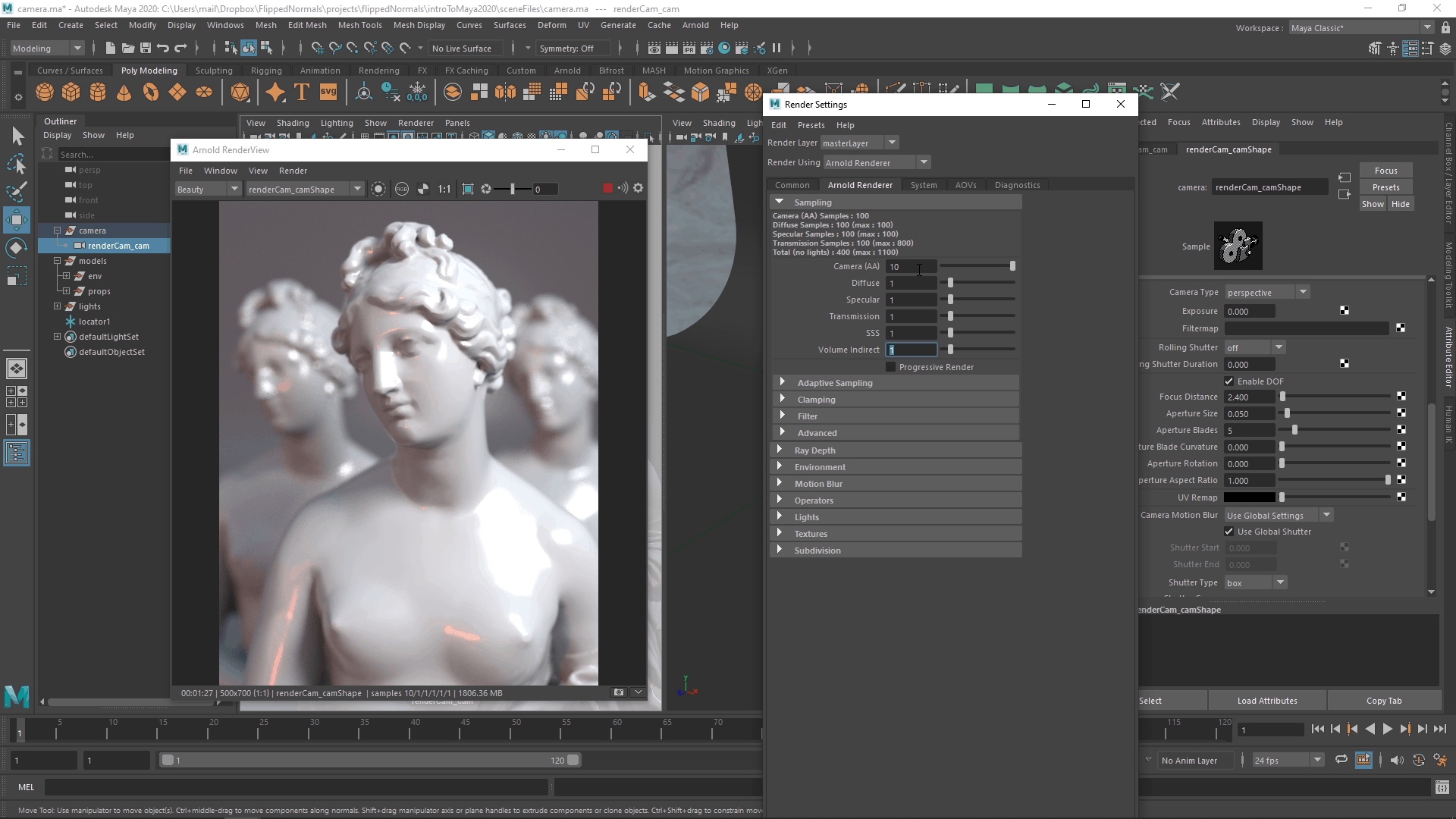 Introduction to Maya by: FlippedNormals, 3D Models by Daz 3D