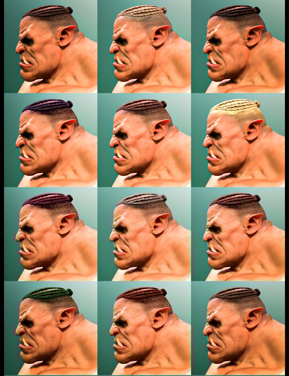 Corn Row Hair Set for Genesis 8.1 and Genesis 8 Males Corn Row Hair Set for Genesis 8.1 and Genesis 8 Males by: Matari3D, 3D Models by Daz 3D