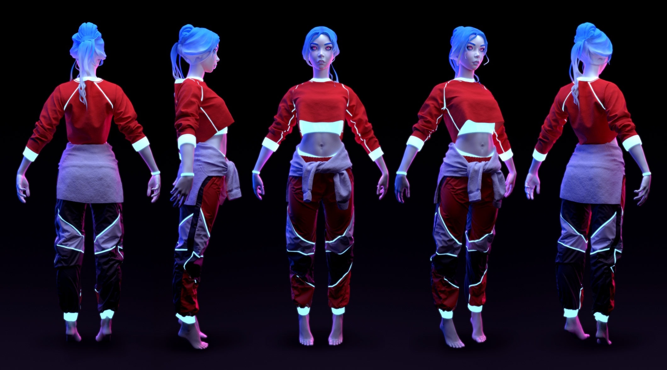 Streetwear Outfit In Marvelous Designer Streetwear Outfit In Marvelous Designer by: FlippedNormals, 3D Models by Daz 3D