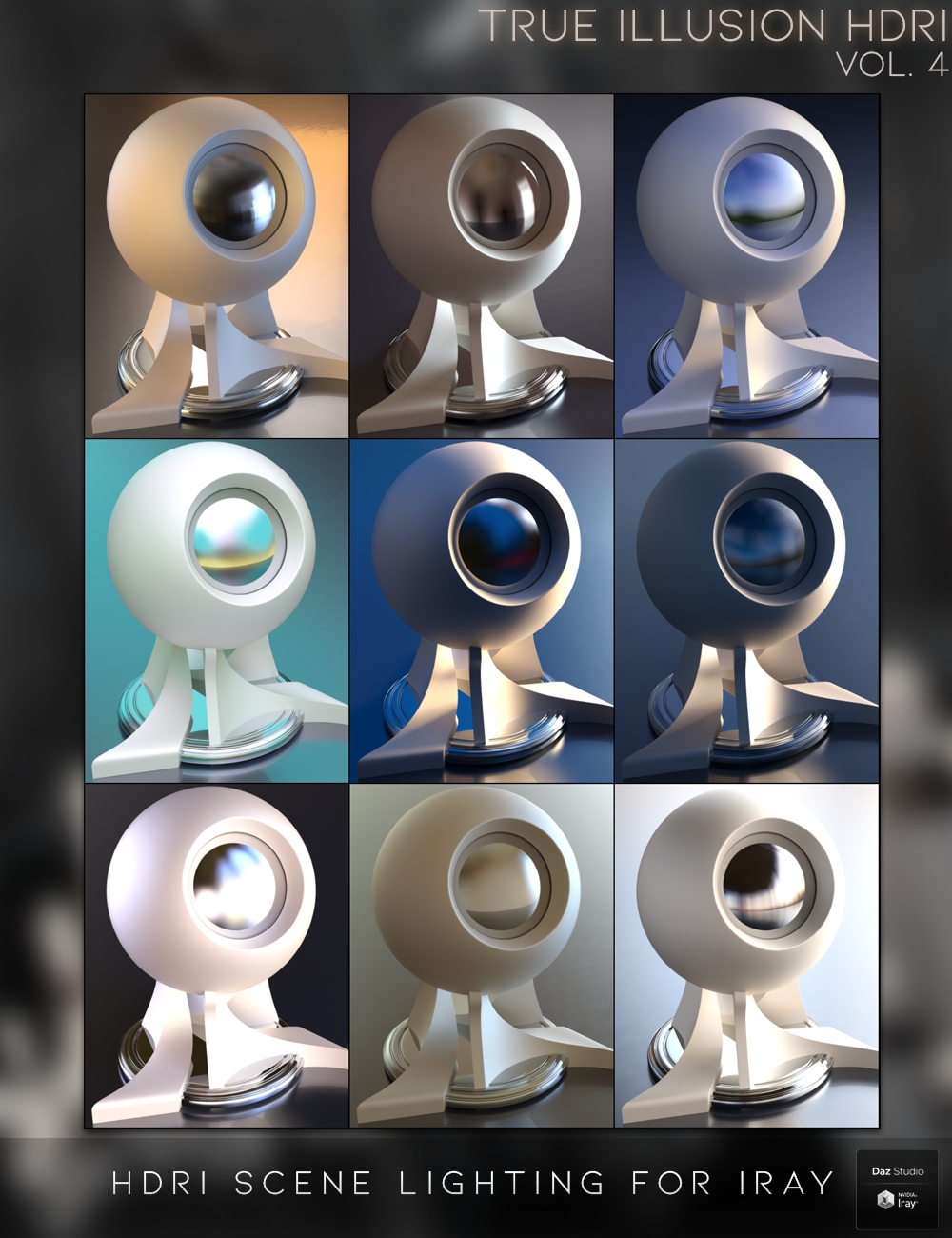 True Illusion HDRI Lighting Volume 4 | Daz 3D