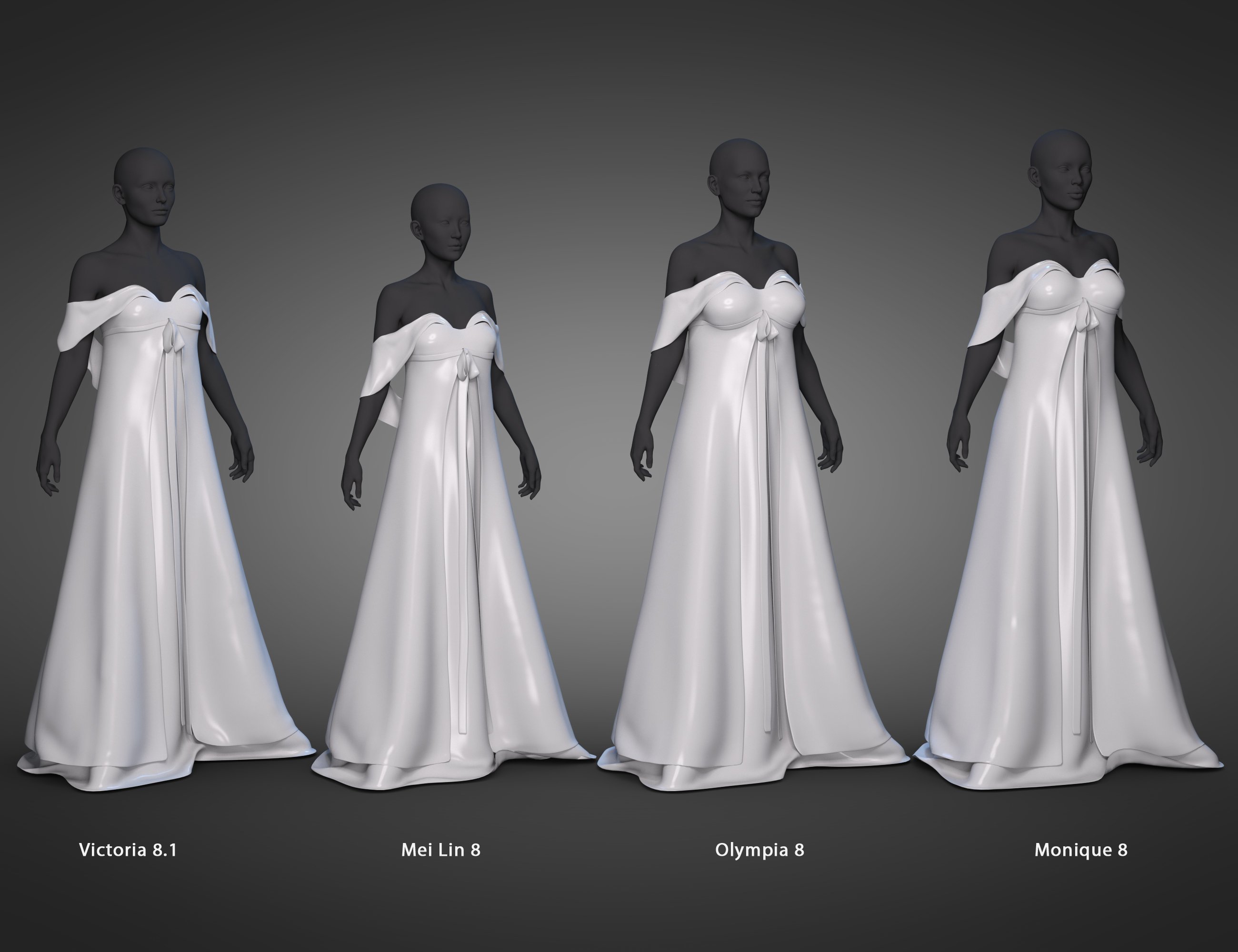 dForce Enchanted Splendor for Genesis 8 and 8.1 Females by: Barbara BrundonSade, 3D Models by Daz 3D