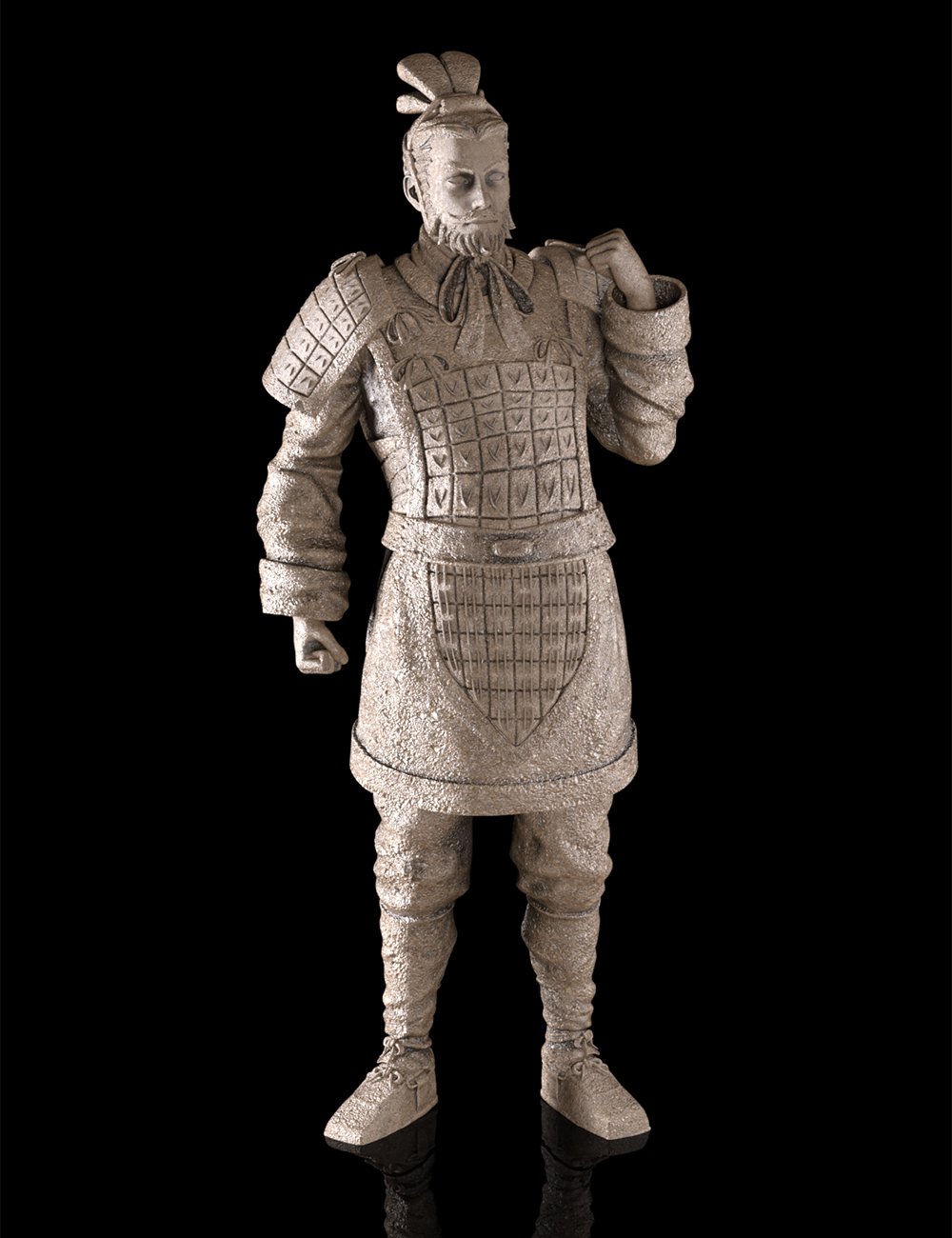 The Action General Terracotta Warrior for Genesis 8.1 Male and Michael 8.1 by: Jerry Jang, 3D Models by Daz 3D
