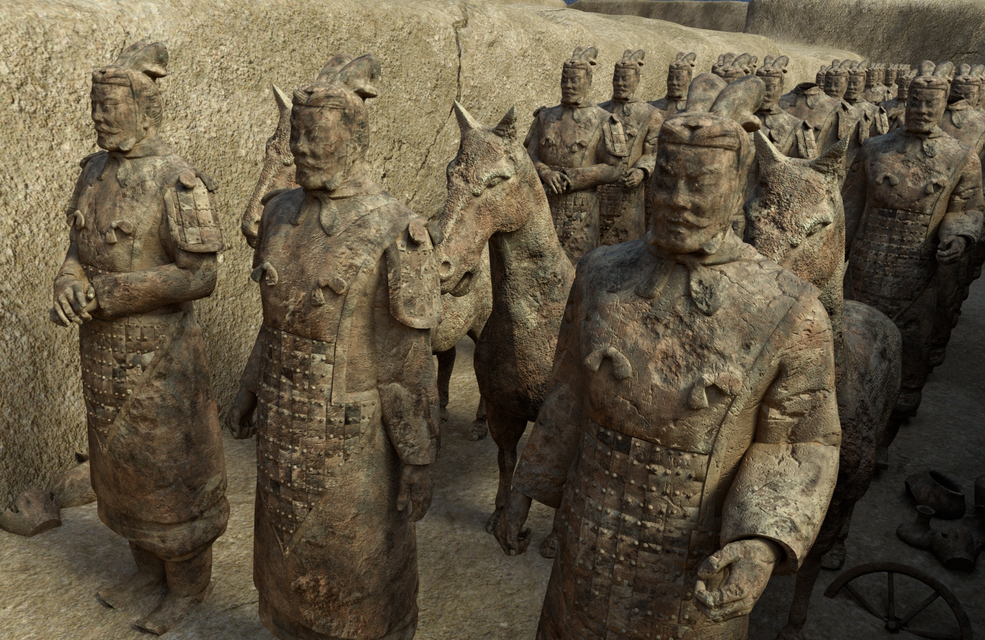 KuJ Museum of Qin Terracotta KuJ Museum of Qin Terracotta by: Kujira, 3D Models by Daz 3D