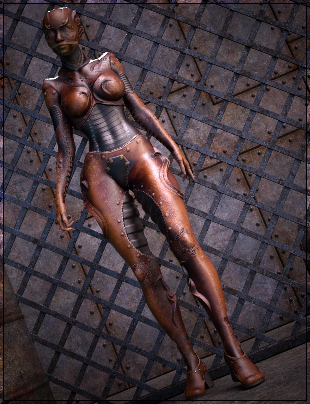 Cyber Steampunk Girl for Genesis 8 Female by: Nathy Design, 3D Models by Daz 3D