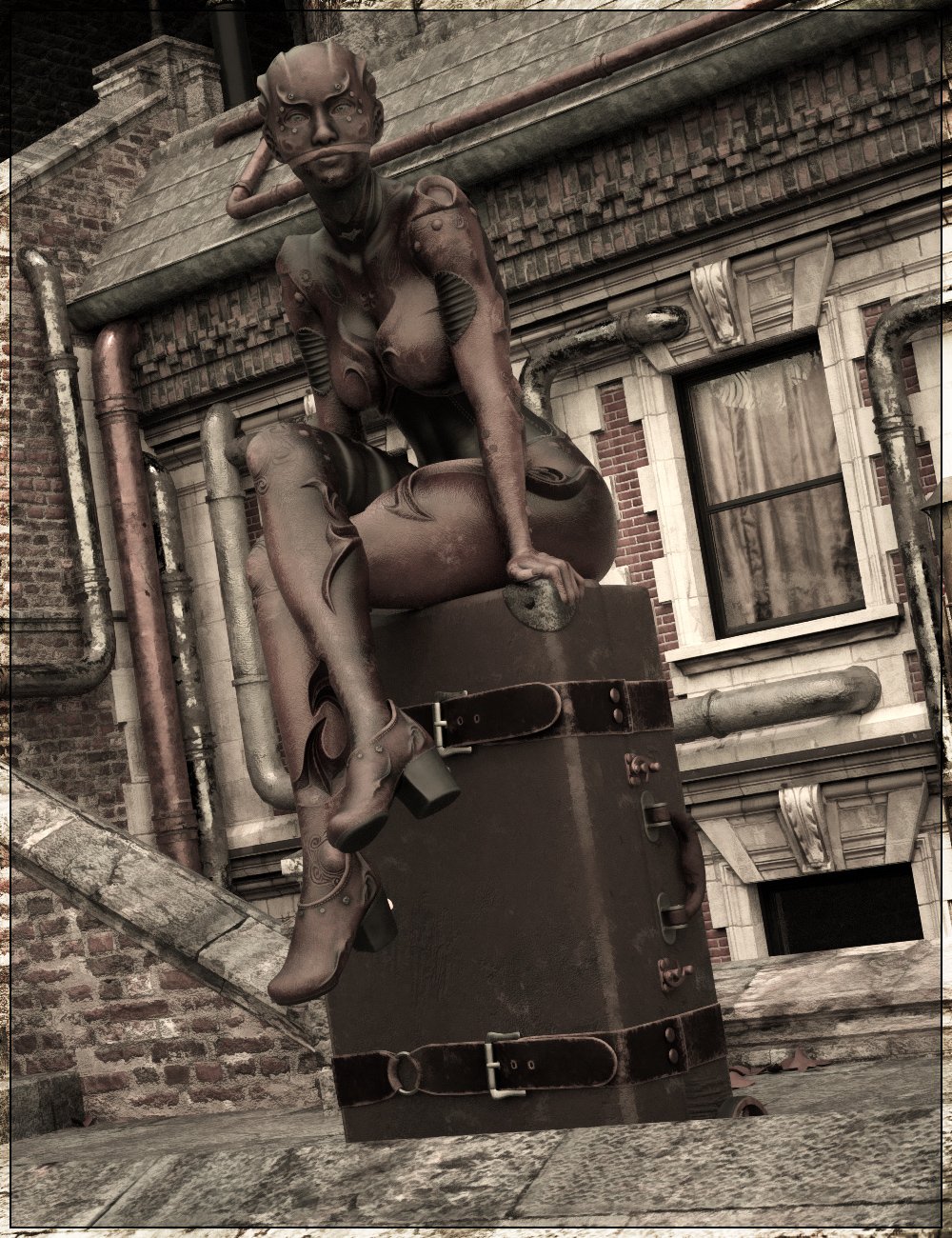 Cyber Steampunk Girl for Genesis 8 Female Cyber Steampunk Girl for Genesis 8 Female by: Nathy Design, 3D Models by Daz 3D