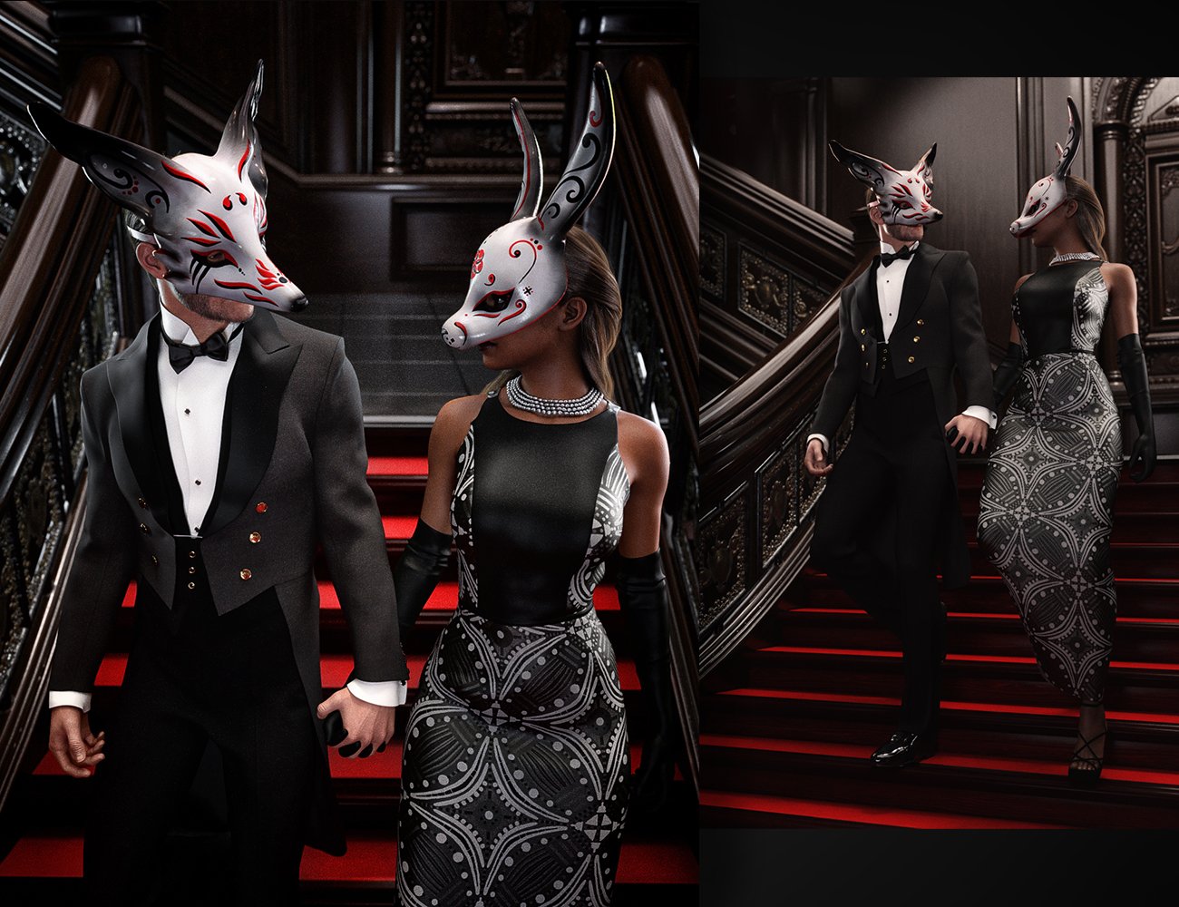 Artisan Festival Masks for Genesis 8 Artisan Festival Masks for Genesis 8 by: FenixPhoenixEsid, 3D Models by Daz 3D