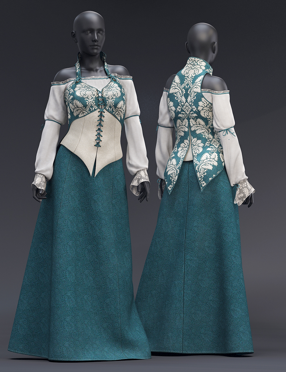 dForce Into the Sea Outfit Texture Set 2 dForce Into the Sea Outfit Texture Set 2 by: Sade, 3D Models by Daz 3D