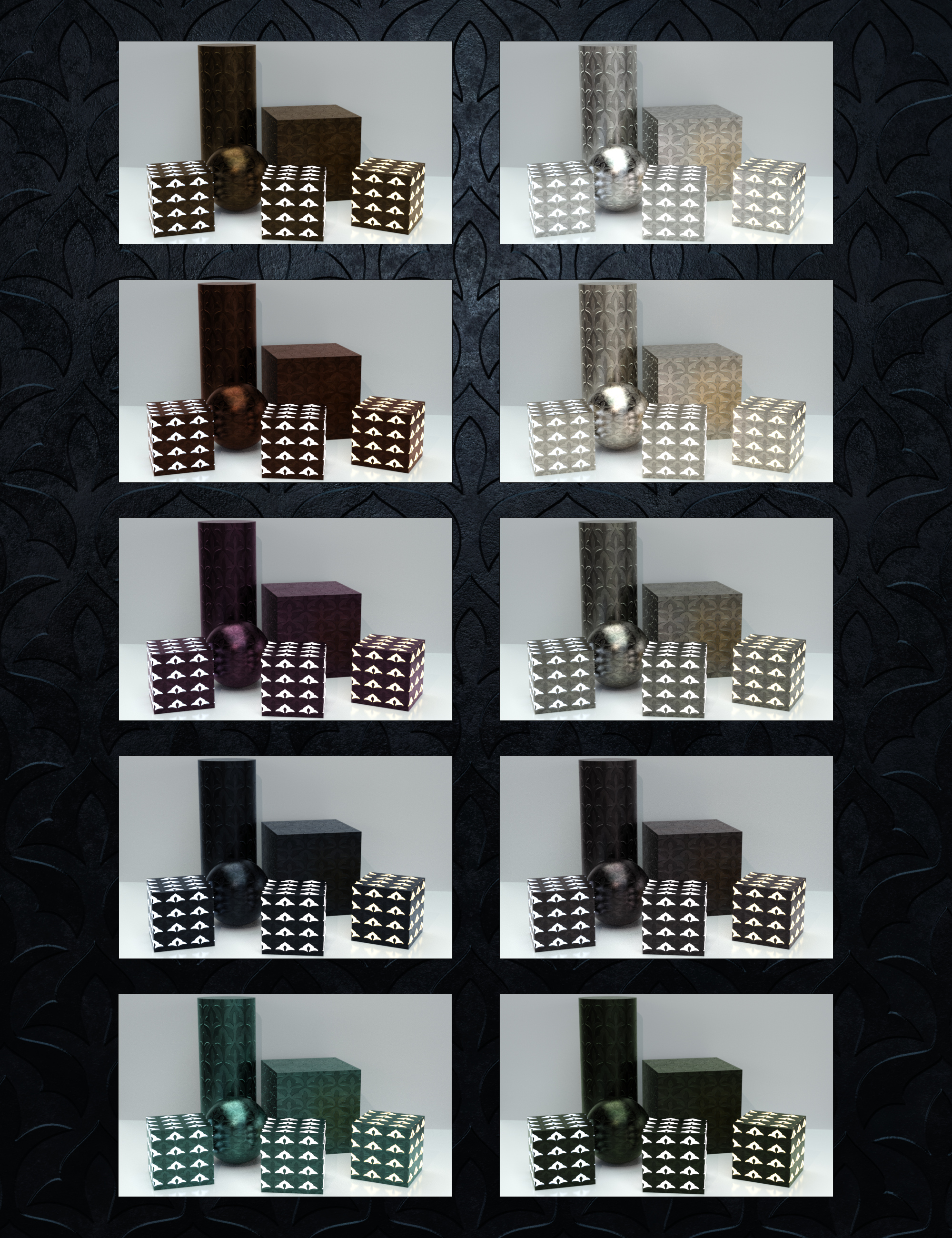 Dark World Lighted Architectural Shader Presets by: Khory, 3D Models by Daz 3D