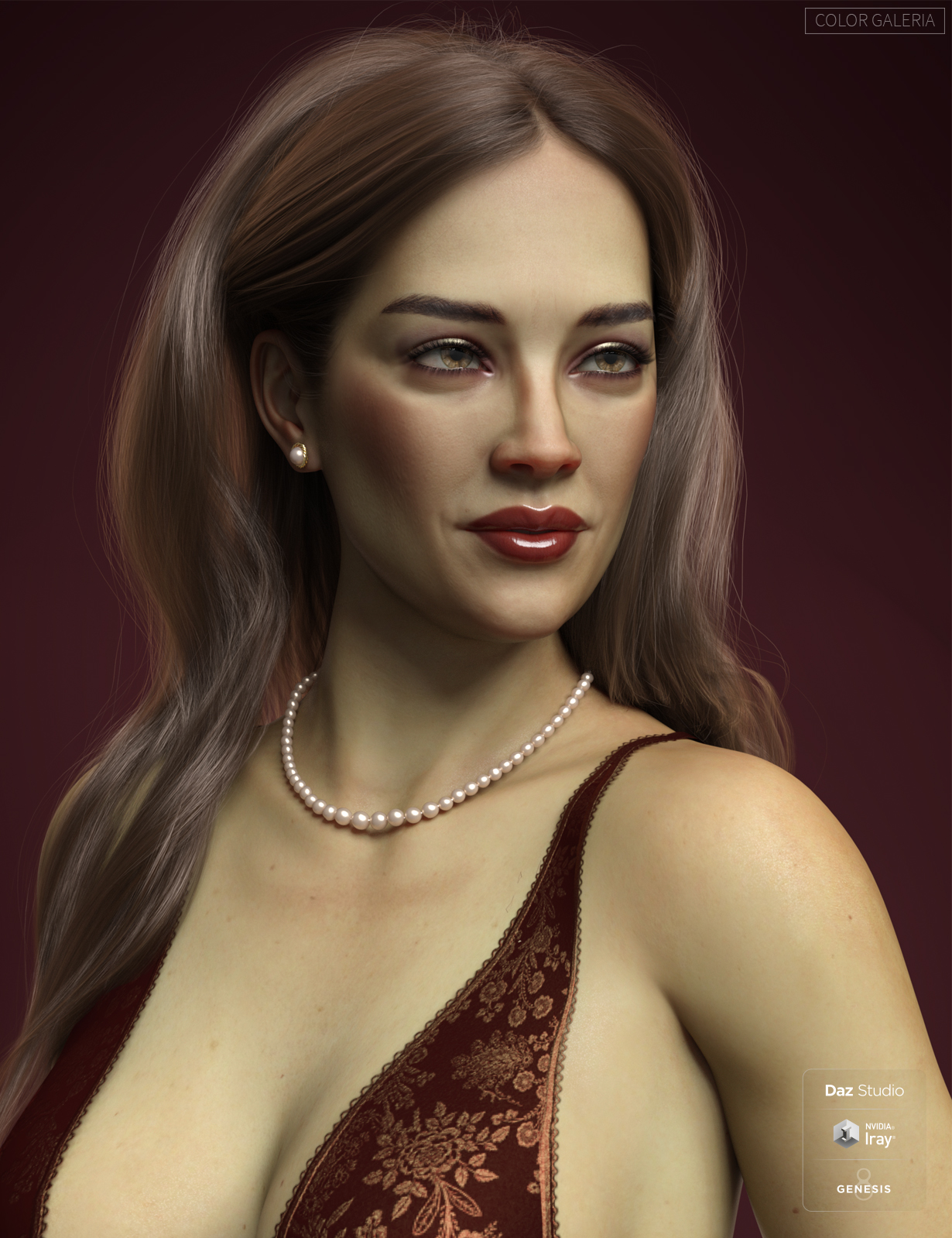 CGI Nana for Genesis 8 Female by: Color Galeria, 3D Models by Daz 3D