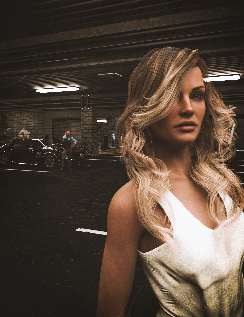 Underground Parking by: Serum, 3D Models by Daz 3D