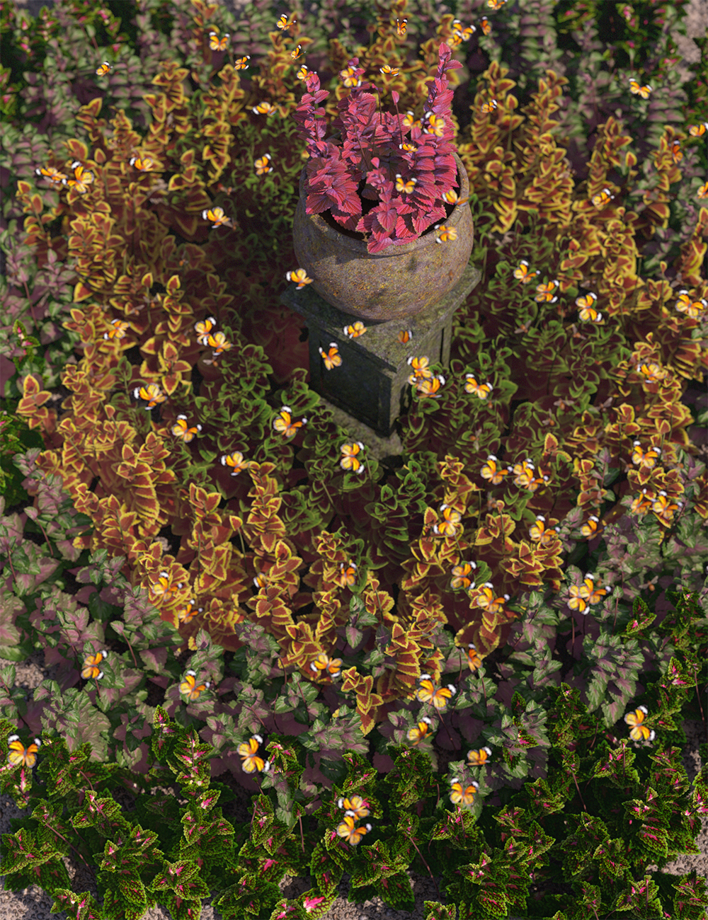 Fabulous Foliage - Low Res Coleus Plants by: MartinJFrost, 3D Models by Daz 3D