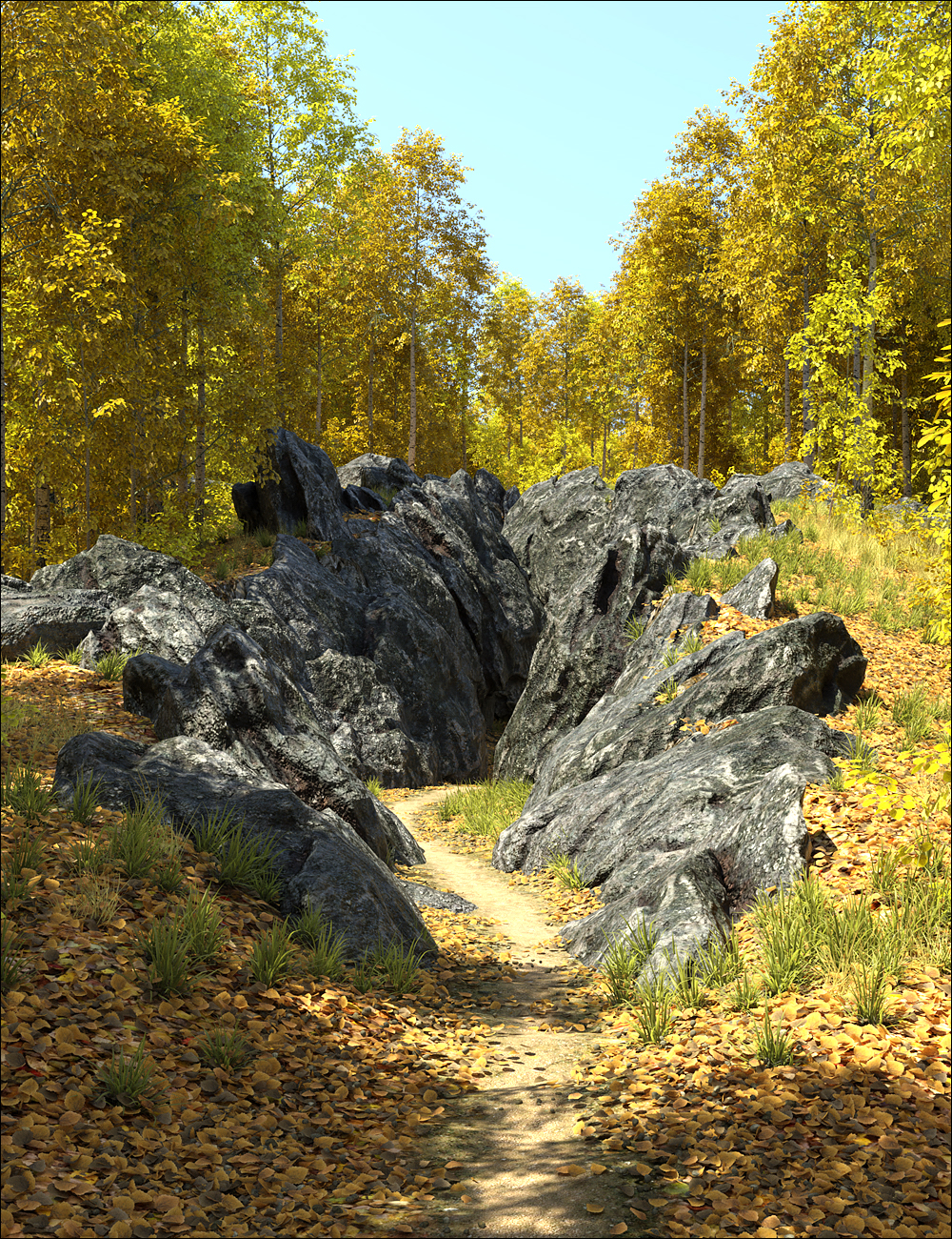 UltraScenery - Stone Features by: HowieFarkes, 3D Models by Daz 3D
