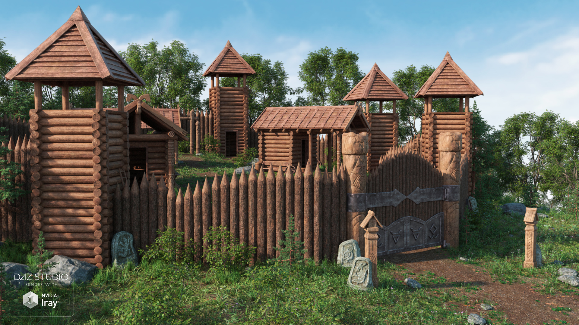 Forest Outpost Forest Outpost by: Peanterra, 3D Models by Daz 3D