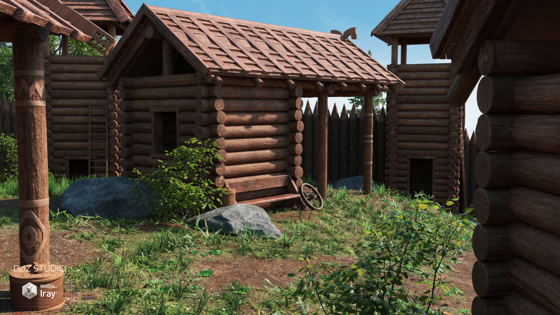 Forest Outpost by: Peanterra, 3D Models by Daz 3D
