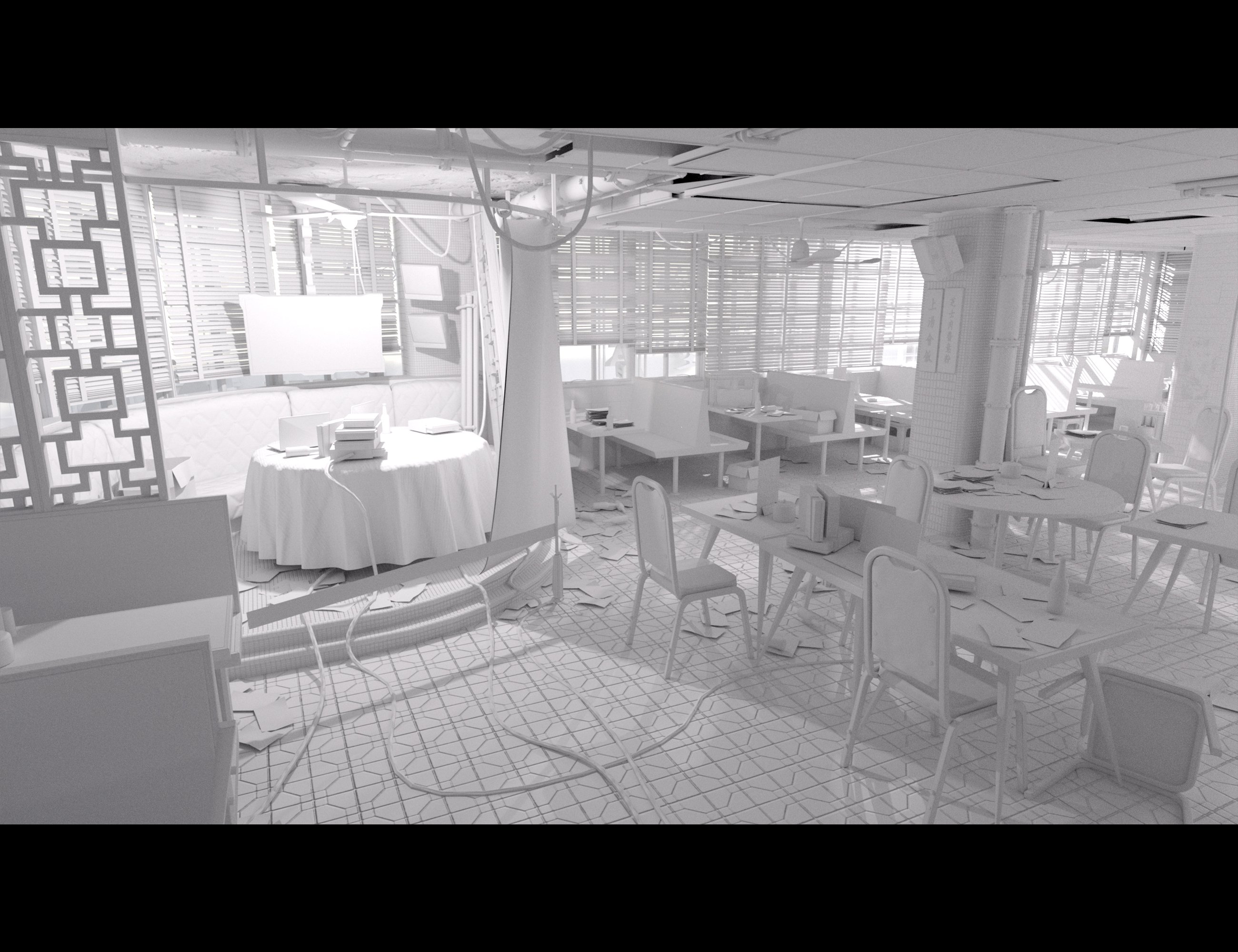 Restaurant Crime Scene by: PolishDekogon Studios, 3D Models by Daz 3D