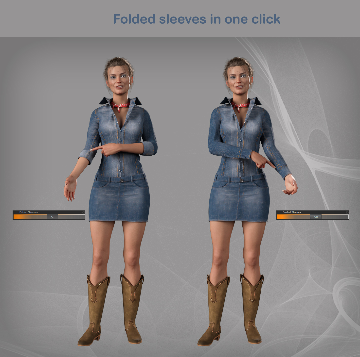 MD dForce Classic Jeans Outfit for Genesis 8 and 8.1 Female by: MikeD, 3D Models by Daz 3D