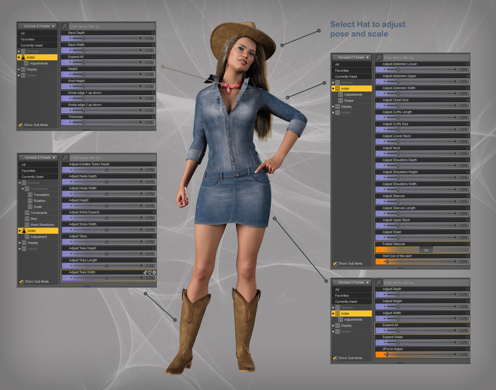 MD dForce Classic Jeans Outfit for Genesis 8 and 8.1 Female MD dForce Classic Jeans Outfit for Genesis 8 and 8.1 Female by: MikeD, 3D Models by Daz 3D