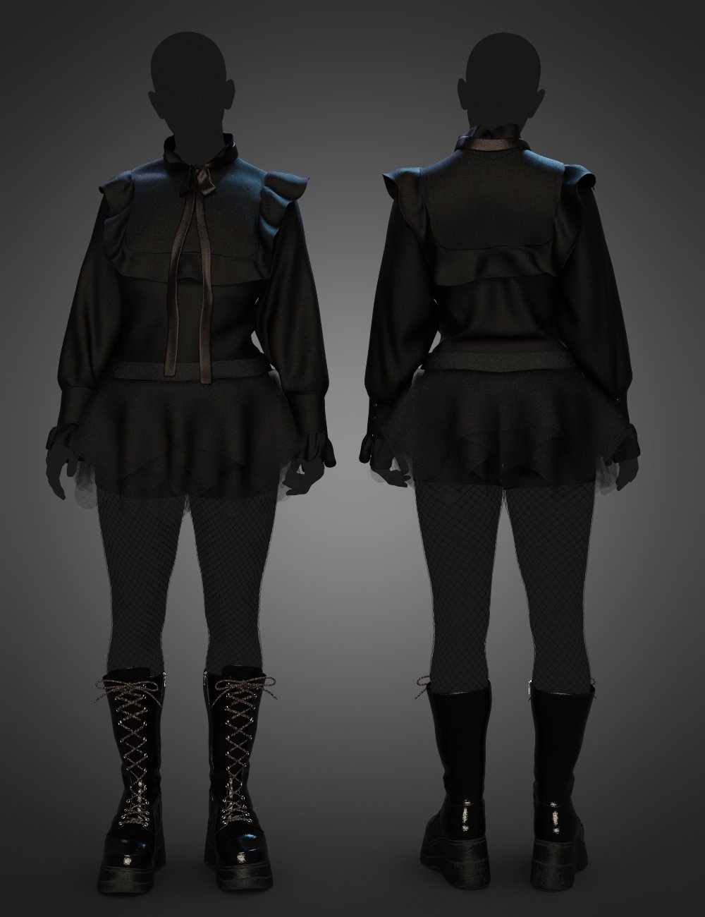 dForce Club Kid Outfit for Genesis 8 and 8.1