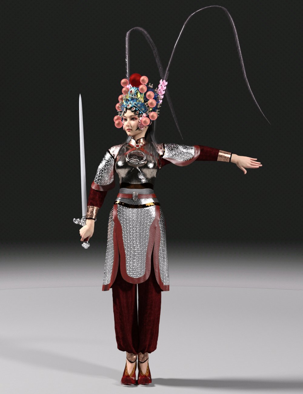 dForce Wudan Outfit and Fencing Pose for Genesis 8 and 8.1 Females dForce Wudan Outfit and Fencing Pose for Genesis 8 and 8.1 Females by: wsmonkeyking, 3D Models by Daz 3D