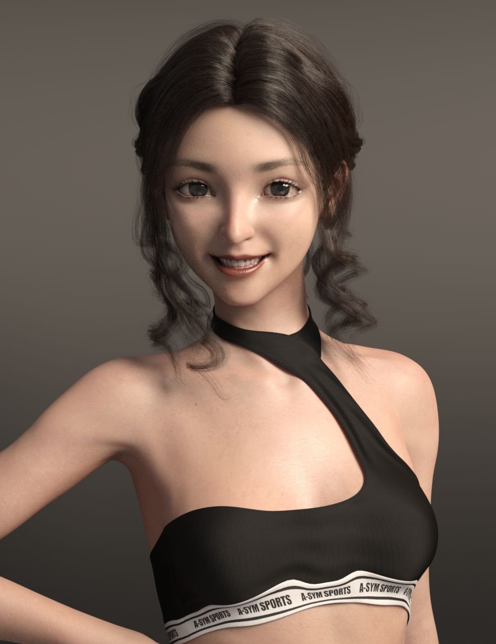 Xue Hair for Genesis 8 and 8.1 Females by: Ergou, 3D Models by Daz 3D