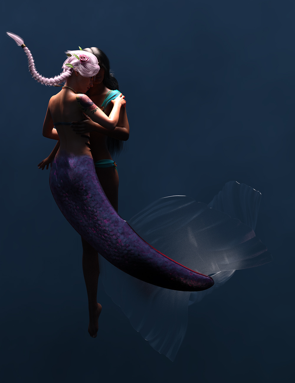 Diversea II Hierarchical poses for Coral 8.1 and Poses for Genesis 8.1 Female by: Ensary, 3D Models by Daz 3D