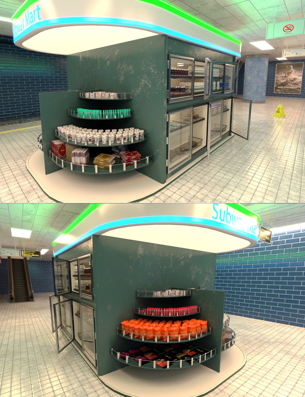 Subway Mart by: Tesla3dCorp, 3D Models by Daz 3D