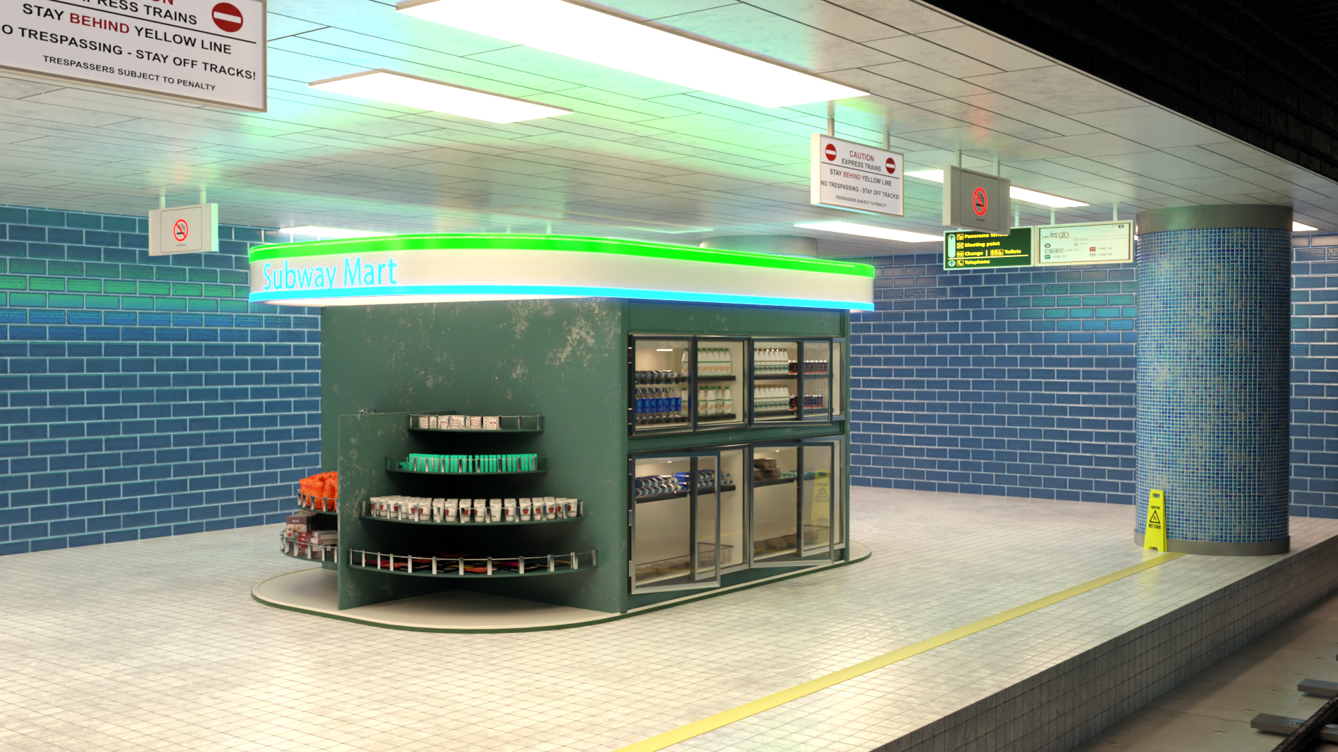 Subway Mart by: Tesla3dCorp, 3D Models by Daz 3D