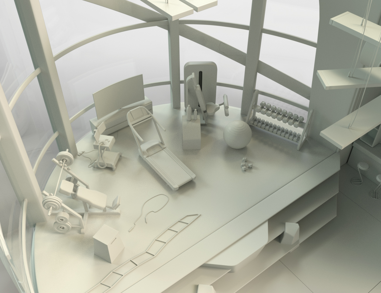 Highrise Apartment Highrise Apartment by: Feng, 3D Models by Daz 3D