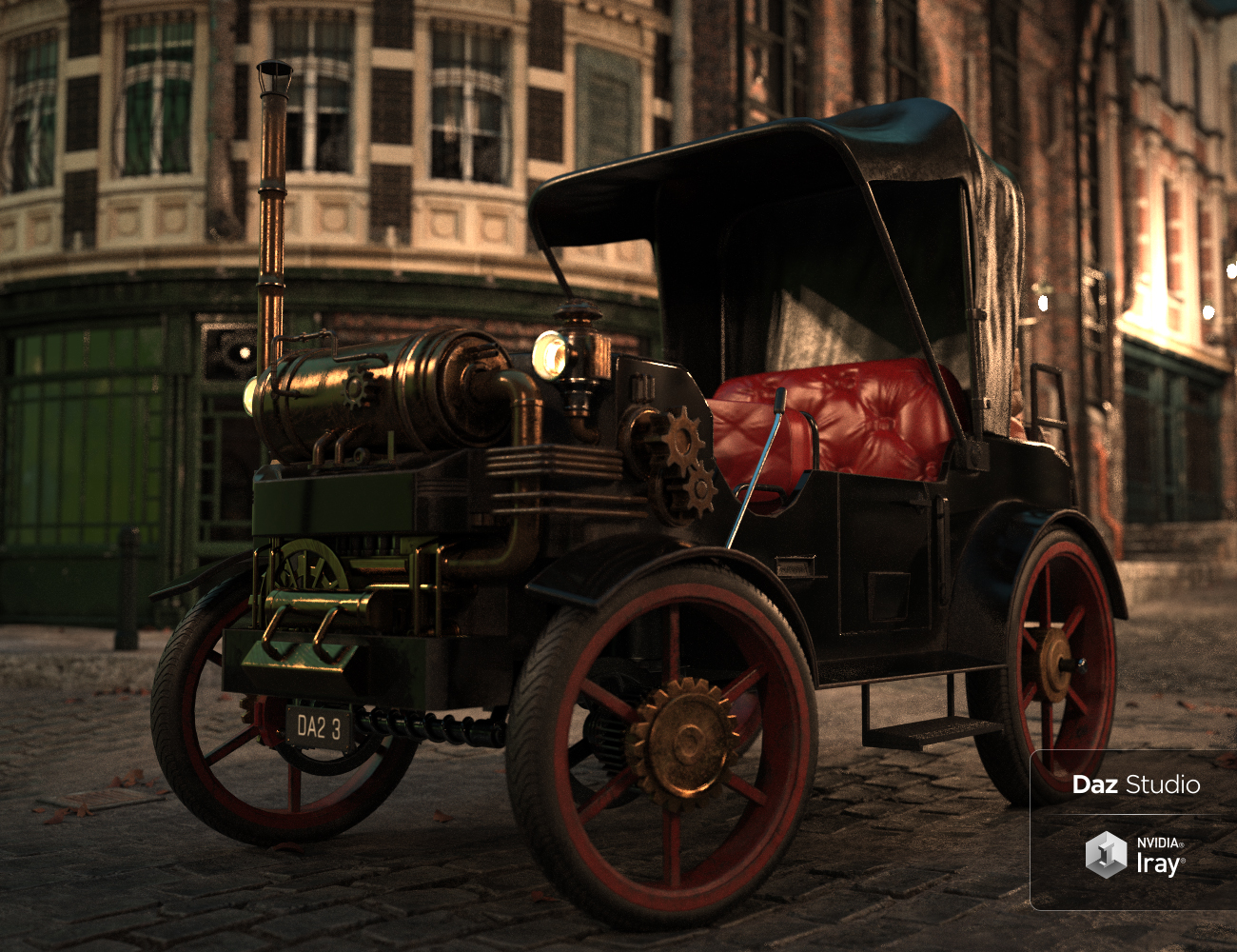 Steampunk Carriage by: Charlie, 3D Models by Daz 3D