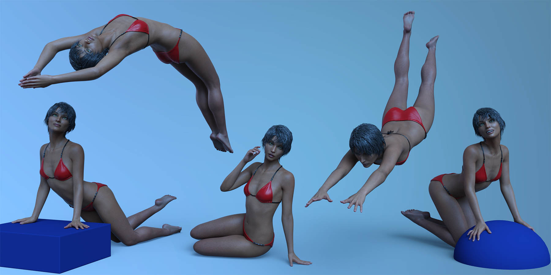 CDI Poses for Coral 8.1 CDI Poses for Coral 8.1 by: Capsces Digital Ink, 3D Models by Daz 3D
