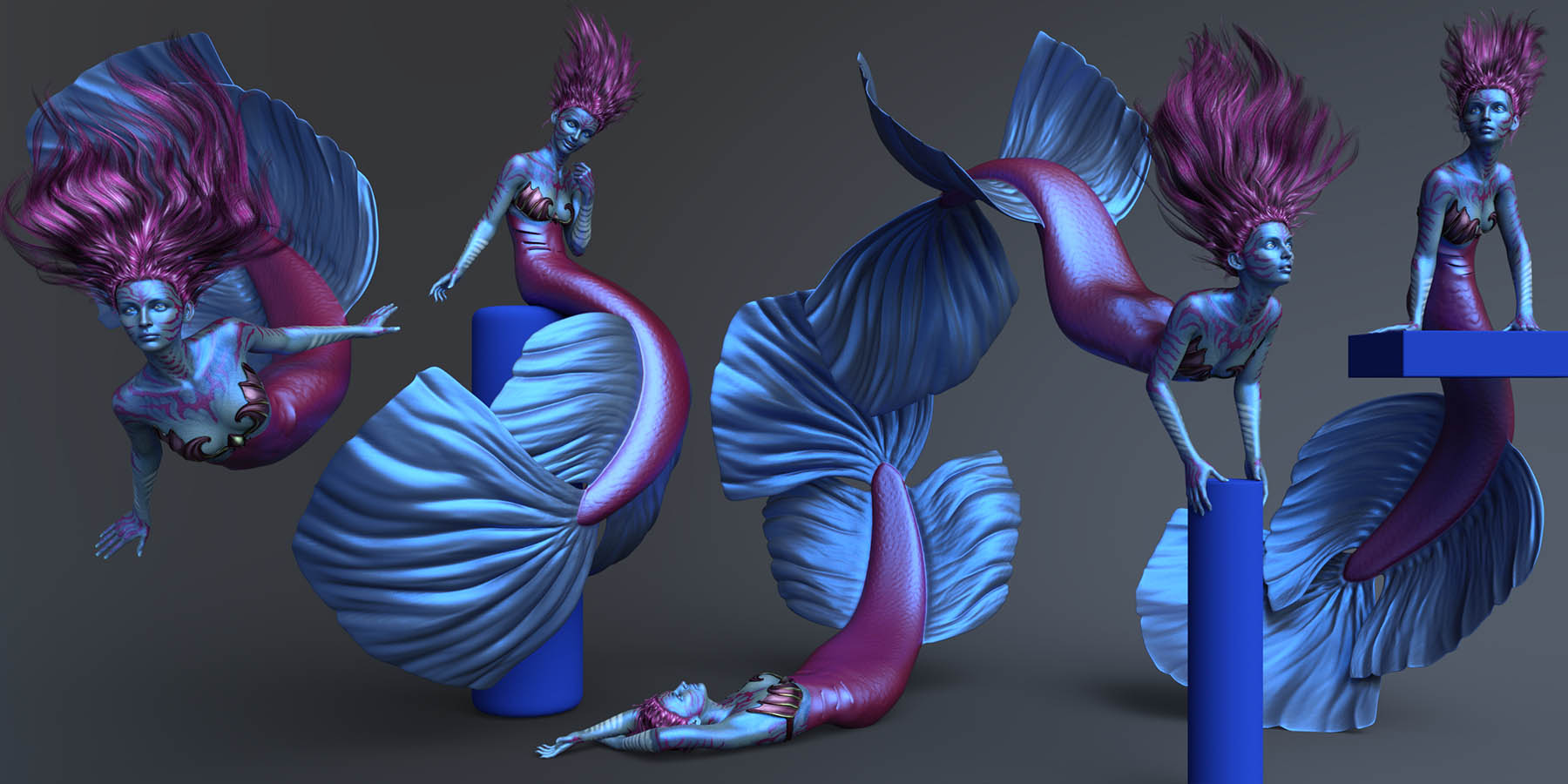 CDI Poses for Coral 8.1 CDI Poses for Coral 8.1 by: Capsces Digital Ink, 3D Models by Daz 3D