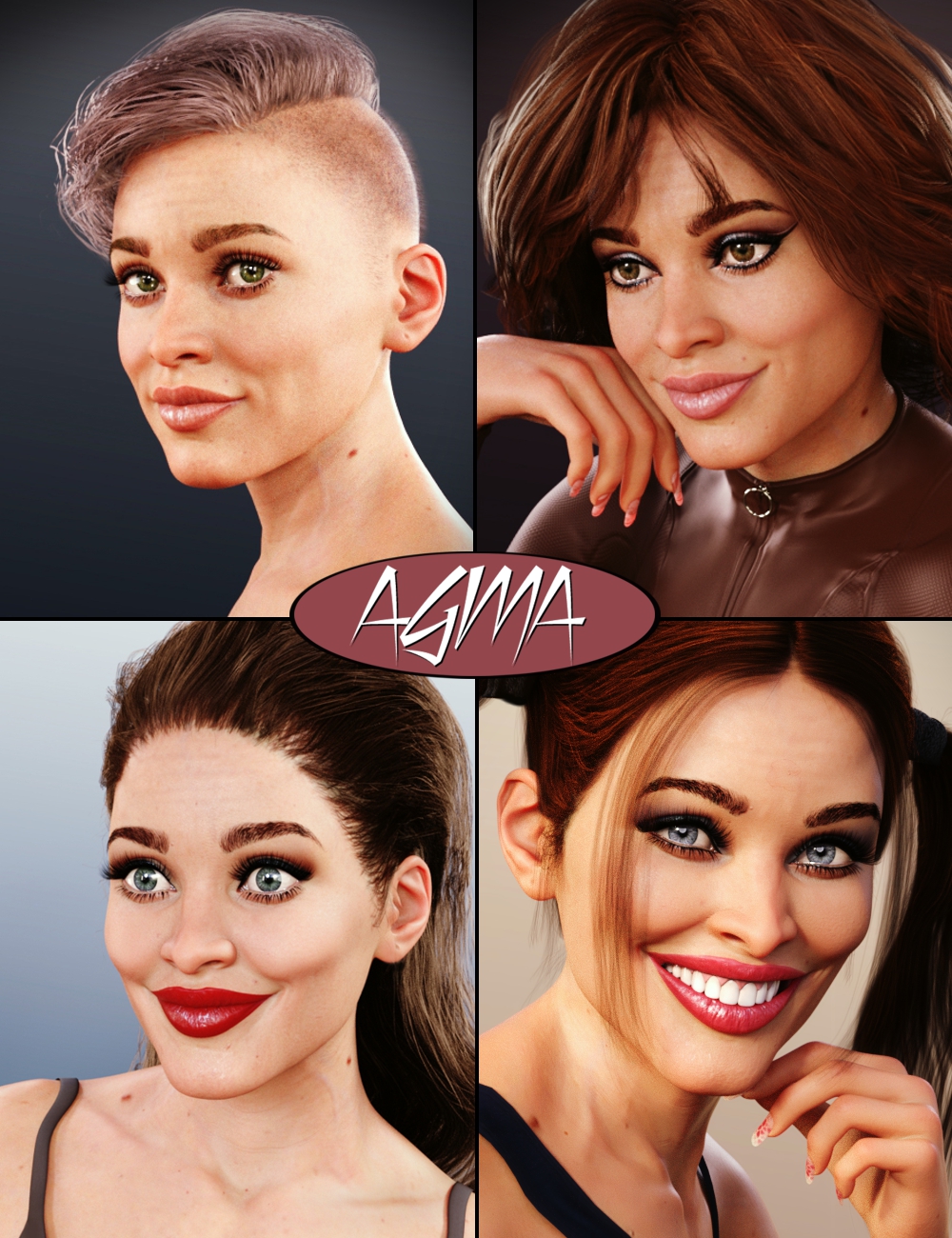 Agma HD for Genesis 8 and 8.1 Female by: AlFan, 3D Models by Daz 3D