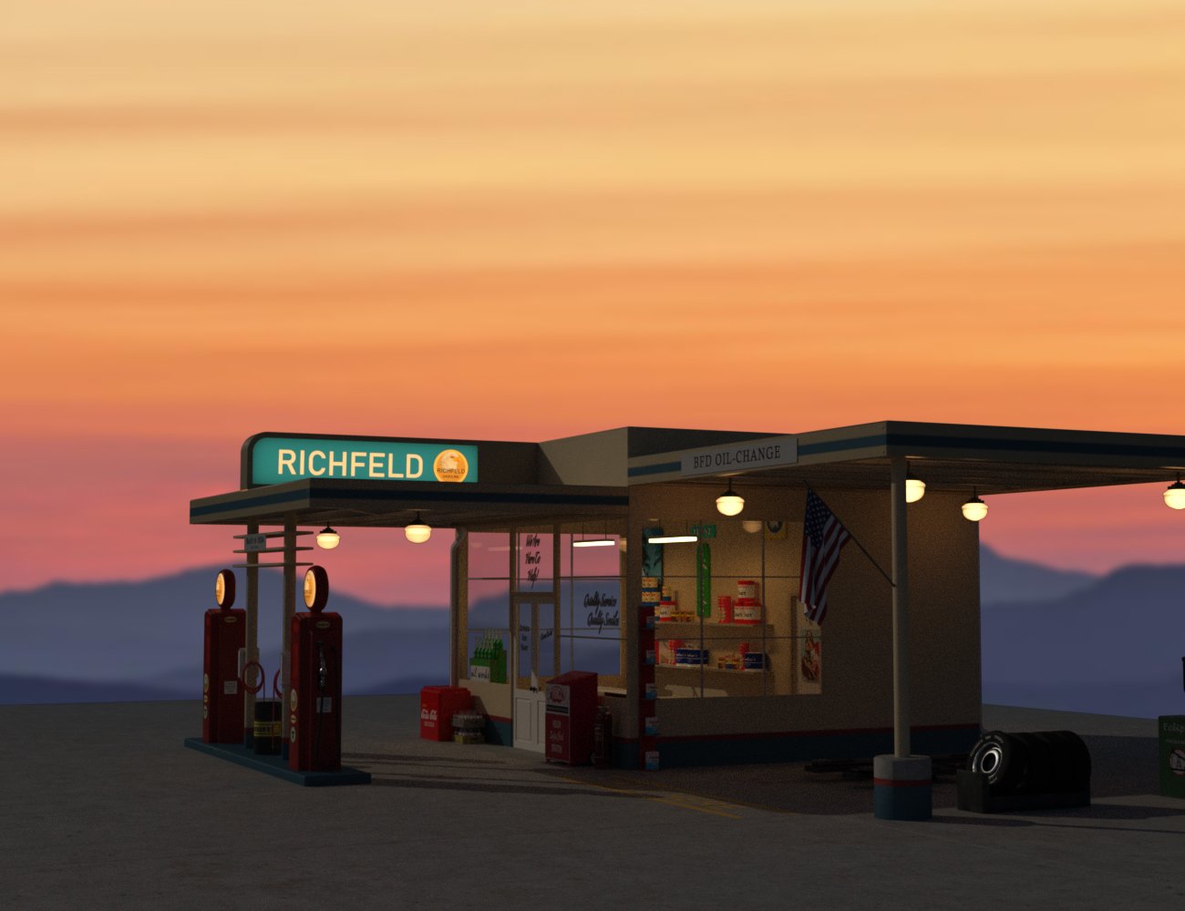 old-gas-station-daz-3d